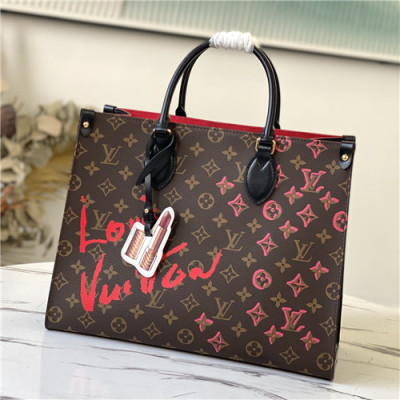 [루이비통]Louis Vuitton 2021 Women's Tote Bag,34cm,M45888,LOUB2426 - 루이비통 2021 여성용 레더 토트백,34cm,브라운