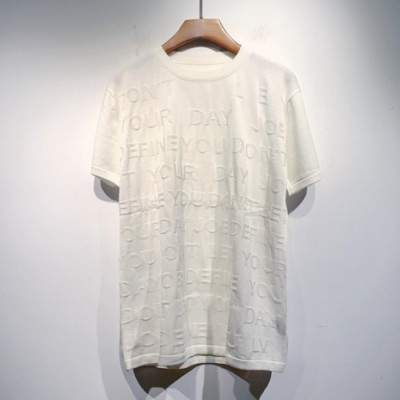 [캐쥬얼]Louis vuitton  Mm/Wm Logo Short Sleeved Tshirts White - 루이비통 2021 남/녀 로고 반팔티 Lou03428x Size(s - 2xl) 화이트