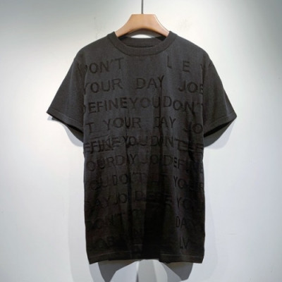 Louis vuitton  Mm/Wm Logo Short Sleeved Tshirts Black - 루이비통 2021 남/녀 로고 반팔티 Lou03429x Size(s - 2xl) 블랙