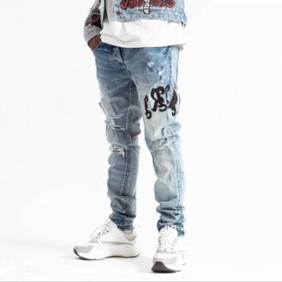 Amiri  Mens Trendy Denim Pants Blue - 아미리 2021 남성 트렌디 데님 팬츠 Ami0255x Size(29 - 38) 블루