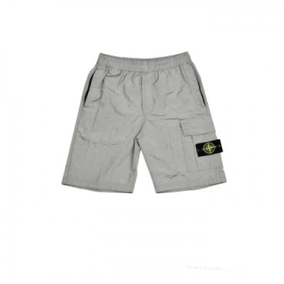 Stone Island  Mens Casual Half-pants Gray - 스톤아일랜드 2021 남성 로고 캐쥬얼 반바지 Sto0355x Size(m - 2xl) 그레이