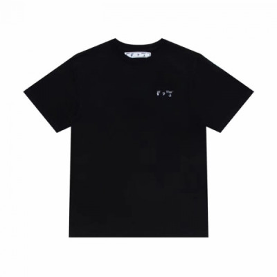 Off-white  Mm/Wm Printing Logo Crew - neck Cotton Short Sleeved Tshirts Black - 오프화이트 2021 남/녀 프린팅 로고 코튼 반팔티 Off0757x Size(s - xl) 블랙