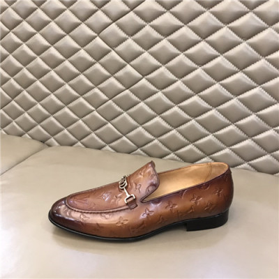 Louis Vuitton 2021 Men's Leather Oxford Shous,LOUS2220 - 루이비통 2021 남성용 레더 옥스퍼드,Size(240-270),브라운