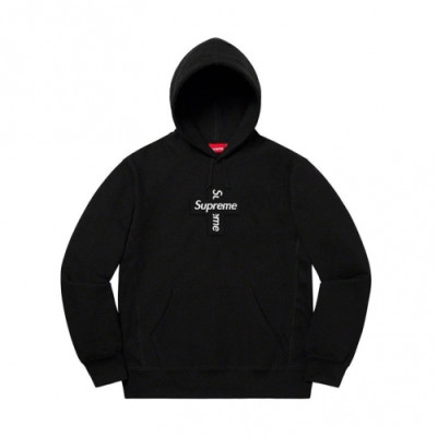 Supreme  Mm/Wm Logo Cotton Hoodie Black - 슈프림 2021 남자 로고 코튼 후드티 Sup0126x Size(m - 2xl) 블랙