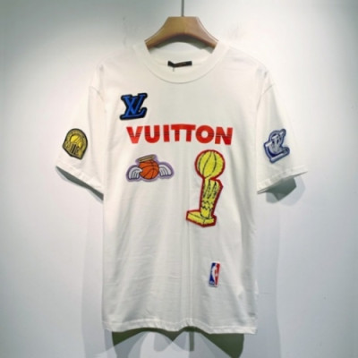 Louis vuitton  Mm/Wm Logo Short Sleeved Tshirts White - 루이비통 2021 남/녀 로고 반팔티 Lou03465x Size(s - 2xl) 화이트