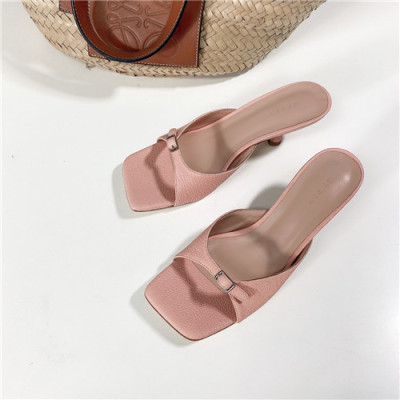 By Far 2021 Women's Leather Sandal,BYFS0041 - 바이파 2021 여성용 레더 샌들,Size(225-250),핑크