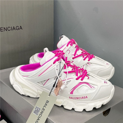 Balenciaga 2021 Women's Leather Slipper,BALS0252 - 발렌시아가 2021 여성용 레더 슬리퍼,Size(225-250),화이트