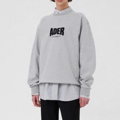 ADER  Mens Minimal Cotton Tshirts Gray - ADER 2021 남성 미니멀 코튼 긴팔티 Ade006x Size(s - l) 그레이