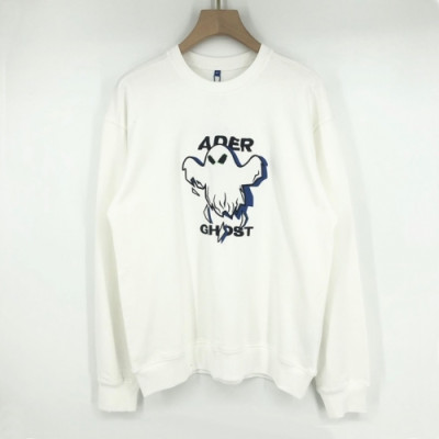 ADER  Mens Minimal Cotton Tshirts Ivory - ADER 2021 남성 미니멀 코튼 긴팔티 Ade0010x Size(s - l) 아이보리