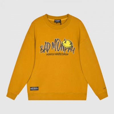 BAD MONDAY   Mm/Wm Logo Oversize Cotton Thirts Orange - BAN MONDAY 2021 남/녀 로고 오버사이즈 코튼 맨투맨 Bad008x Size(xs - l) 오렌지