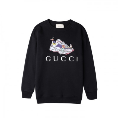 Gucci  Mm/Wm Logo Crew-neck Cotton Tshirts Black - 구찌 2021 남/녀 로고 코튼 크루넥 코튼 긴팔티 Guc04015x Size(s - l) 블랙