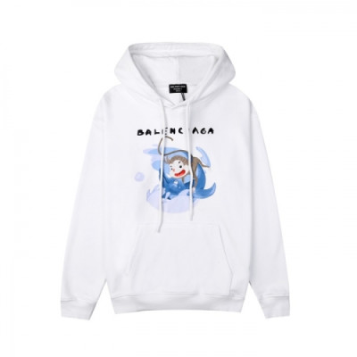 Balenciaga  Mm/Wm Logo Cotton Hoodie White- 발렌시아가 2021 남/녀 로고 코튼 후디 Bal01170x Size(xs - m) 화이트