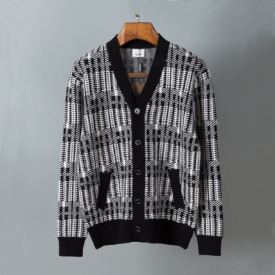 Burberry  Mens Vintage V-neck Cardigan Black - 버버리 2021 남성 빈티지 브이넥 가디건 Bur04078x Size(m - 2xl) 블랙