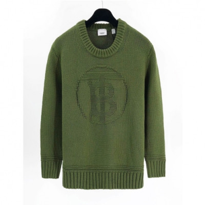 Hermes  Mens Crew-neck Wool Sweater Green - 에르메스 2021 남성 크루넥 울 스웨터 Her0685x Size(s - l) 그린