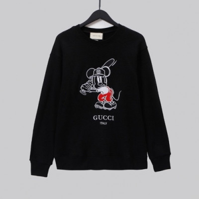 Gucci  Mm/Wm Logo Crew-neck Cotton Tshirts Black  - 구찌 2021 남/녀 로고 코튼 크루넥 코튼 긴팔티 Guc04026x Size(xs - l) 블랙