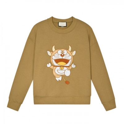 Gucci  Mm/Wm Logo Crew-neck Cotton Tshirts Camel - 구찌 2021 남/녀 로고 코튼 크루넥 코튼 긴팔티 Guc04036x Size(s - l) 카멜