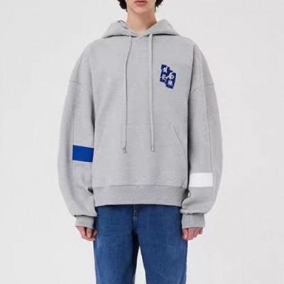 ADER  Mens Minimal Cotton Hoodie Gray - ADER 2021 남성 미니멀 코튼 후디 Ade0040x Size(s - l) 그레이