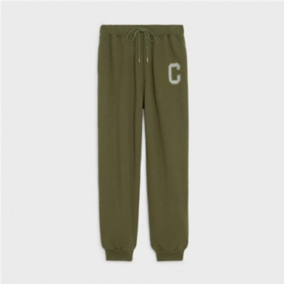 Celine  Mm/Wm Hedi Slimane Logo Training Pants Khaki - 셀린느 2021 남/녀 로고 트레이닝 팬츠 Cel0150x Size(xs - l) 카키