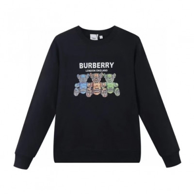 Burberry  Mm/Wm Logo Casual Cotton Tshirts Black - 버버리 2021 남/녀 로고 캐쥬얼 코튼 맨투맨 Bur04087x Size(s - xl) 블랙