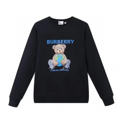 Burberry  Mm/Wm Logo Casual Cotton Tshirts Black - 버버리 2021 남/녀 로고 캐쥬얼 코튼 맨투맨 Bur04089x Size(s - xl) 블랙