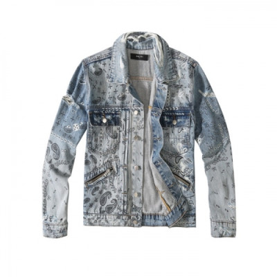 Amiri  Mens Casual Denim Jackets Blue - 아미리 2021 남성 캐쥬얼 데님 자켓 Ami0278x Size(m - 2xl) 블루