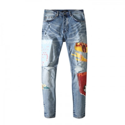 Amiri  Mens Trendy Denim Pants Blue - 아미리 2021 남성 트렌디 데님 팬츠 Ami0281x Size(29 - 40) 블루