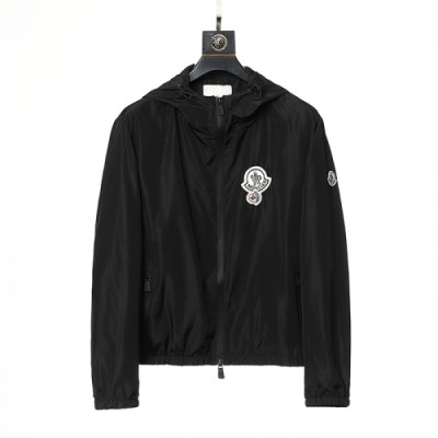 Moncler  Mens Logo Casual Jackets Black - 몽클레어 2021 남성 로고 캐쥬얼 자켓 Moc02263x Size(m - 3xl) 블랙