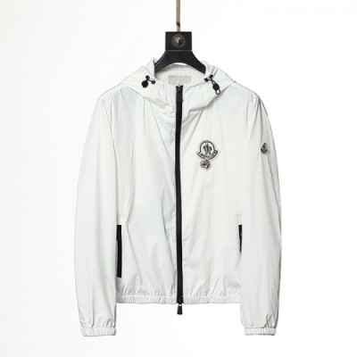 Moncler  Mens Logo Casual Jackets White - 몽클레어 2021 남성 로고 캐쥬얼 자켓 Moc02264x Size(m - 3xl) 화이트