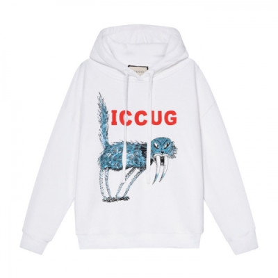 Gucci  Mm/Wm Logo Casual Hoodie White - 구찌 2021 남/녀 로고 캐쥬얼 후드티 Guc04073x Size(xs - l) 화이트