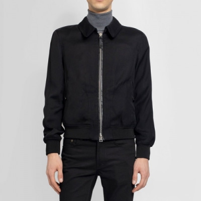 Tom Ford  Mens Logo Casual Leather Jacket Black - 톰포드 2021 남성 로고 캐쥬얼 자켓 Tomf0025x Size(m - 2xl) 블랙