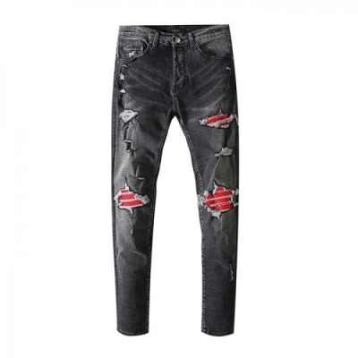 Amiri  Mens Trendy Denim Pants Black - 아미리 2021 남성 트렌디 데님 팬츠 Ami0307x Size(29 - 40) 블랙