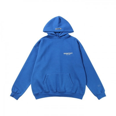 Fear of god  Mm/Wm Logo Oversize Cotton Hoodie Blue - 피어오브갓 2021 남/녀 로고 오버사이즈 코튼 후드티 Fea0347x Size(s - xl) 블루