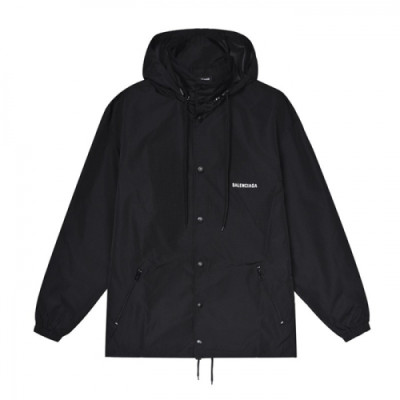 Balenciaga  Mens Logo Casual Jackets Black - 발렌시아가 2021 남성 로고 캐쥬얼 재킷 Bal01188x Size(s - l) 블랙