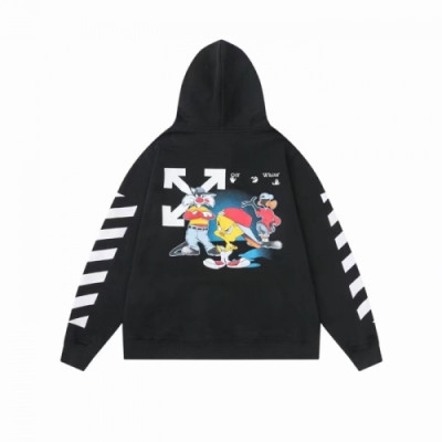 Off-white  Mens Logo Cotton Hoodie Black - 오프화이트 2021 남성 로고 코튼 후드티 Off0773x Size(s - xl) 블랙