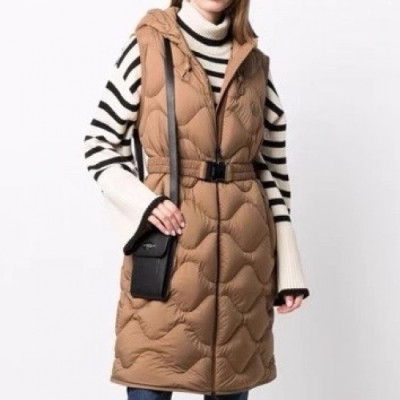 Moncler  Womens Patch Logo Modern Duck Down Padding Vest Camel - 몽클레어 2021 여성 패치 로고 모던 덕다운 패딩 베스트 Moc02278x Size(1 - 5) 카멜