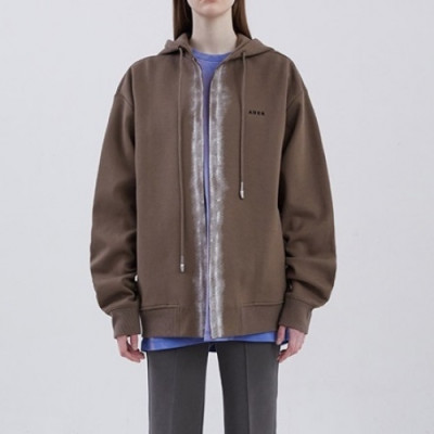 ADER  Mens Minimal Cotton Hoodie Brown - ADER 2021 남성 미니멀 코튼 후디 Ade0053x Size(s - m) 브라운