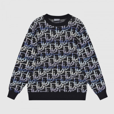 Dior  Mens Retro Logo Sweaters Black - 디올 2021 남성 레트로 로고 터틀넥 스웨터 Dio0149x Size(xs - l) 블랙