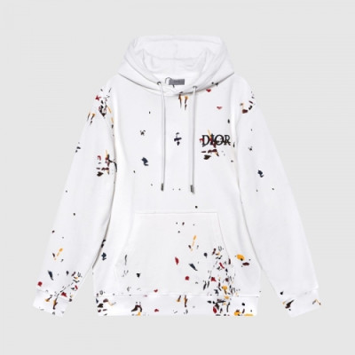 Dior  Mm/Wm  Logo Casual Cotton Hoodie White - 디올 2021 남/녀 로고 캐쥬얼 코튼 후디 Dio01473x Size(xs - l) 화이트