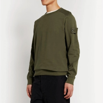 Stone Island / Mens Light Reflection Logo Cotton Man-to-man Khaki - 스톤아일랜드 2021 남성 로고 코튼 맨투맨 Sto0362x Size(m - 2xl) 카키