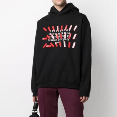 Maison margiela  Mens Deserve Printing Cotton Hoodie Black - 메종 마르지엘라 2021 남성 프린팅 코튼 후디 Mai0064x Size(m - 2xl) 블랙