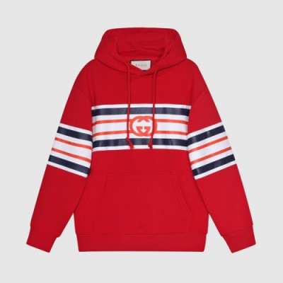 Gucci  Mm/Wm Logo Casual Hoodie Red - 구찌 2021 남/녀 로고 캐쥬얼 후드티 Guc04431x Size(xs - l) 레드