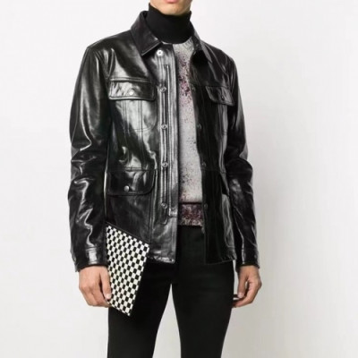 Tom Ford Mens Leather Jacket - 톰포드 남성 가죽 자켓 - tof26x