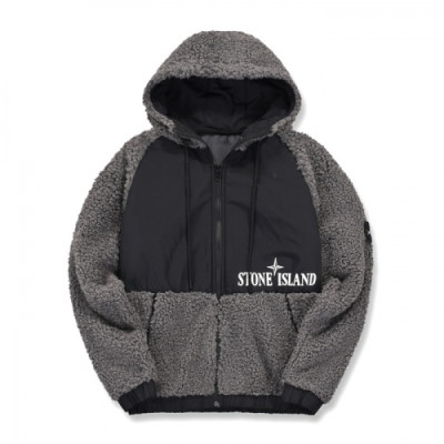 Stone Island  Mens  Logo Cotton Hoodie Gray - 스톤아일랜드 2021 남성 로고 코튼 후디 Sto0376x Size(m - xl) 그레이