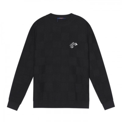 Louis vuitton  Mens Casual Sweaters Black - 루이비통 2021 남성 캐쥬얼 스웨터 Lou03737x Size(s - l) 블랙