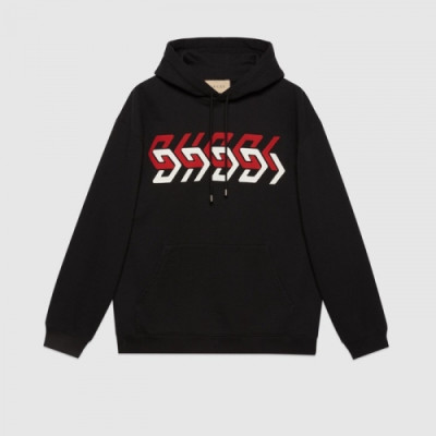 Gucci  Mm/Wm Logo Casual Hoodie Black - 구찌 2021 남/녀 로고 캐쥬얼 후드티 Guc04462x Size(xs - xl) 블랙