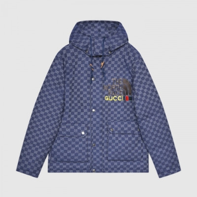 Gucci  Mm/Wm Logo Casual Duck Down Padding Blue - 구찌 2021 남/녀 로고 캐쥬얼 덕다운 양면 패딩 Guc04468x Size(xs - 2xl) 블루