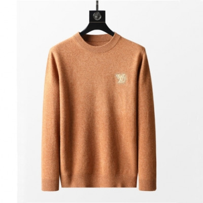 Louis vuitton  Mens Casual Wool Sweaters Orange - 루이비통 2021 남성 캐쥬얼 울 스웨터 Lou03787x Size(m - 3xl) 오렌지