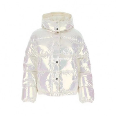 Moncler  Womens Patch Logo Modern Duck Down Padding White - 몽클레어 2021 여성 패치 로고 모던 덕다운 패딩 Moc02407x Size(0 - 2) 화이트