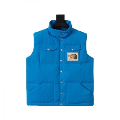 Gucci  Mens Patch Logo Modern Duck Down Padding Vest Blue - 구찌 2021 남성 패치 로고 모던 덕다운 패딩조끼 Guc04500x Size(s - xl) 블루