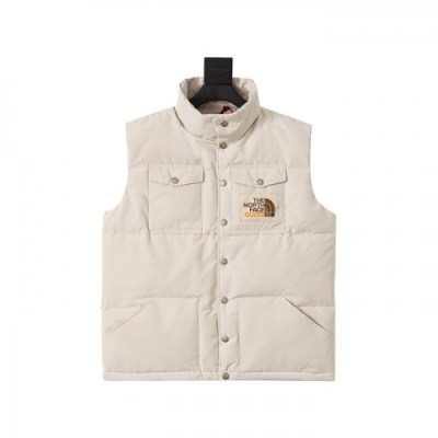 Gucci  Mens Patch Logo Modern Duck Down Padding Vest Ivory - 구찌 2021 남성 패치 로고 모던 덕다운 패딩조끼 Guc04501x Size(s - xl) 아이보리